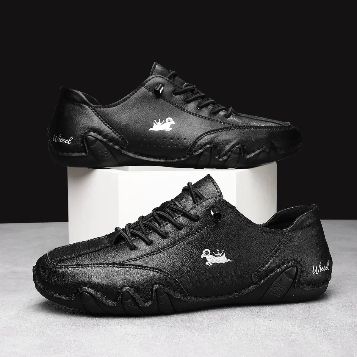 Chaussures barefoot en cuir avec un confort ultime • Wiecel™