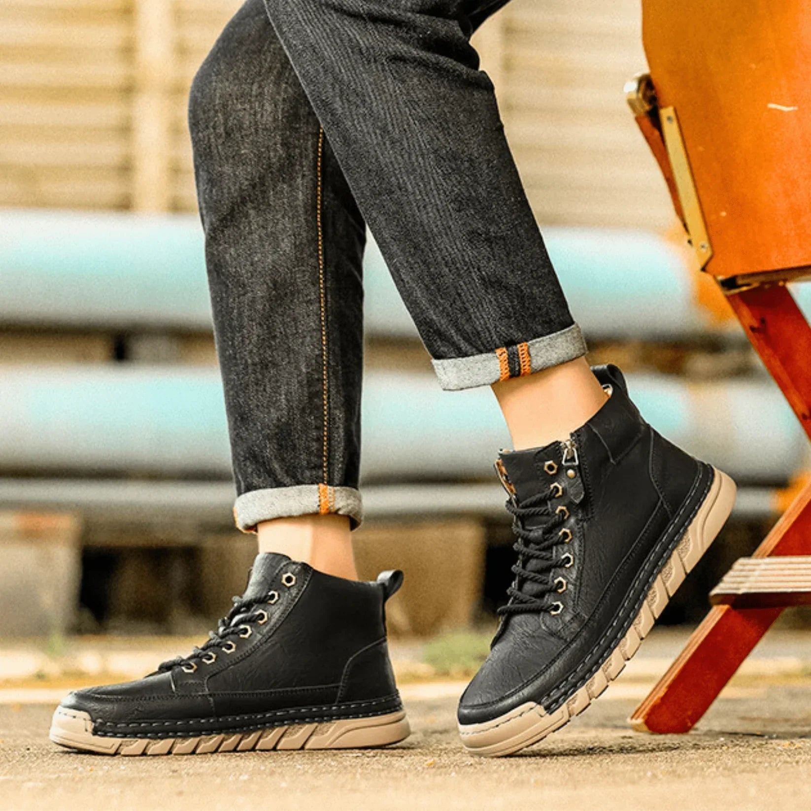 Apollo – Bottes en cuir premium pour la ville