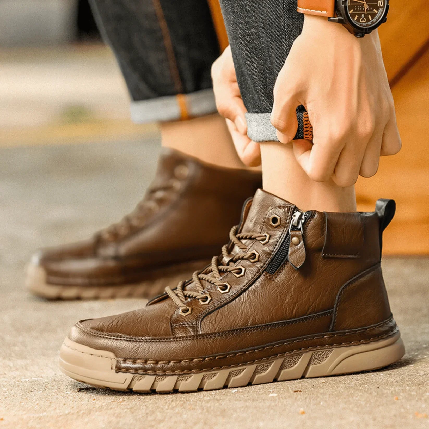 Apollo – Bottes en cuir premium pour la ville